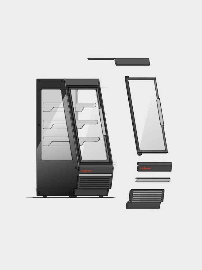 Viessmann SV8 basic cabinet, concept sketch