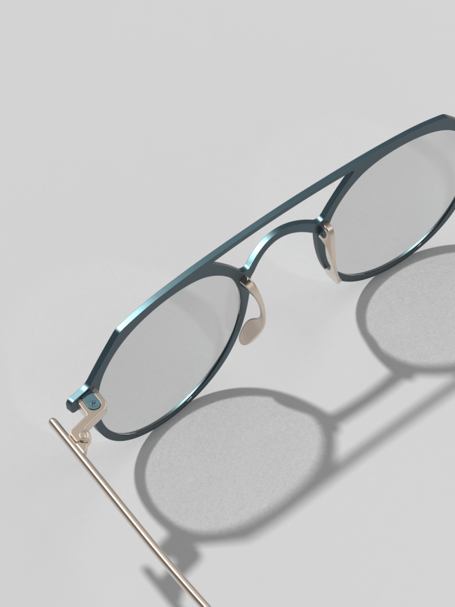 Frama glasses, stylized concept render